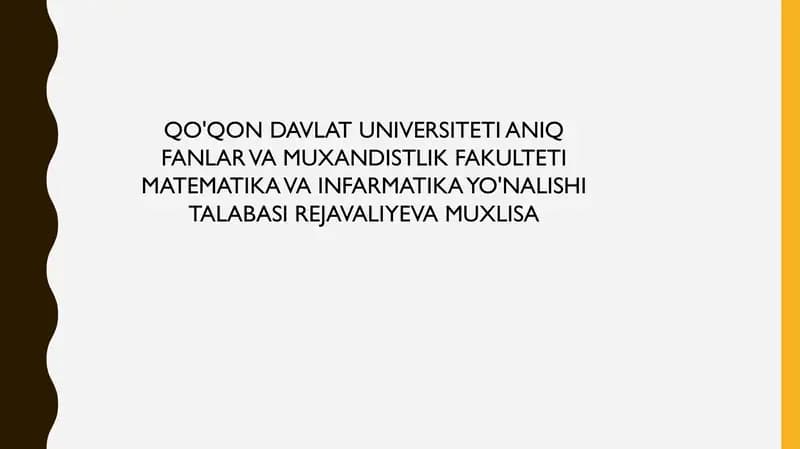Tub va murakkab sonlar