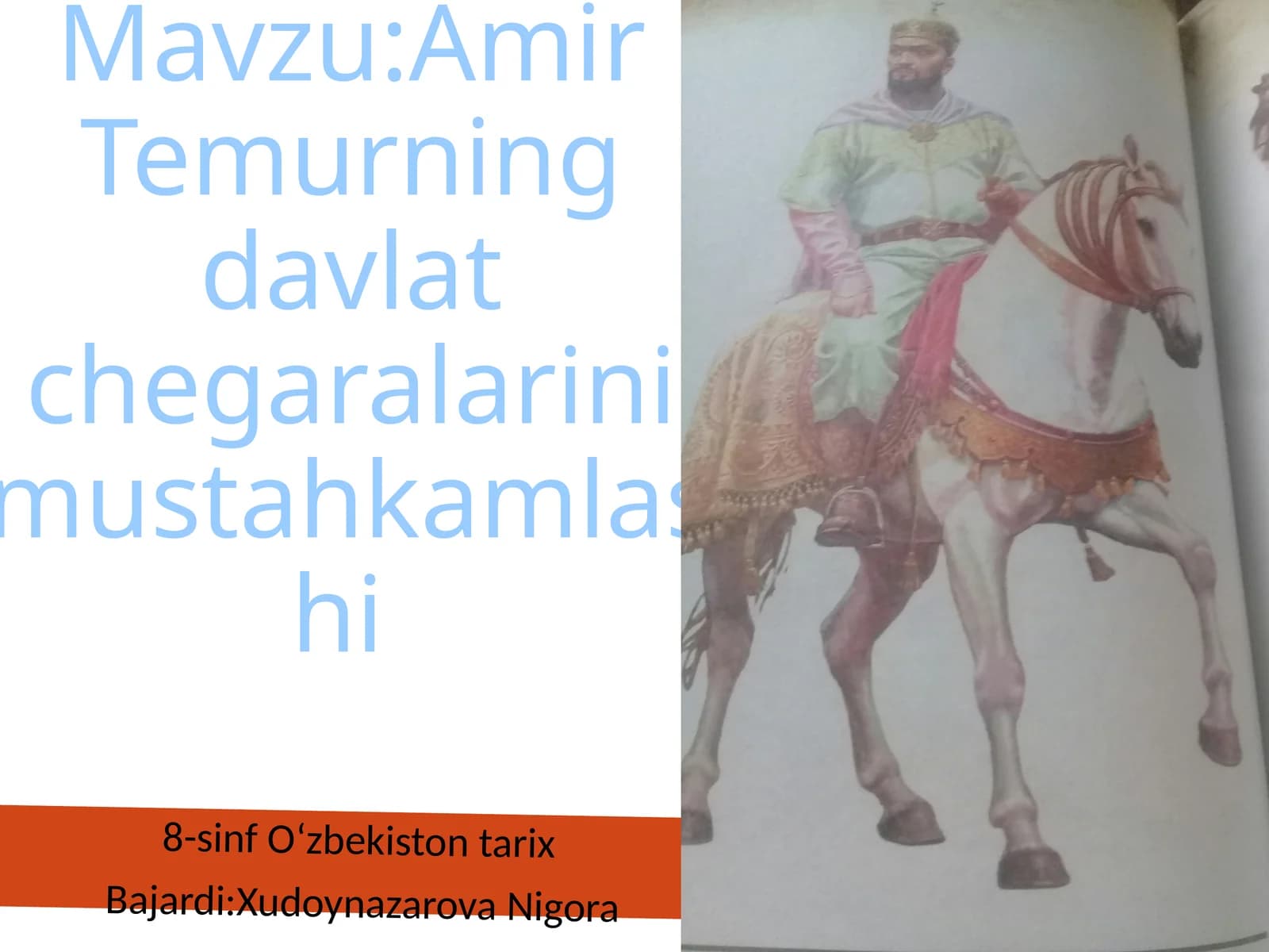 Amir Temurning davlat cheg'aralarini mustahkamlashi