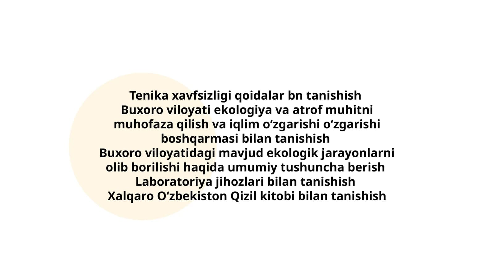 Tenika xavfsizligi qoidalar bn tanishish