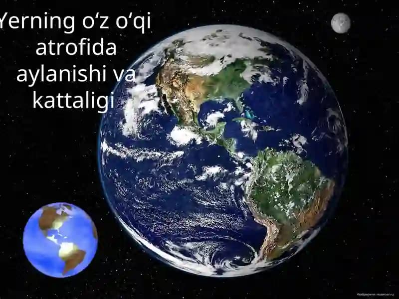 Yerning o‘z o‘qiatrofidaaylanishi vakattaligi