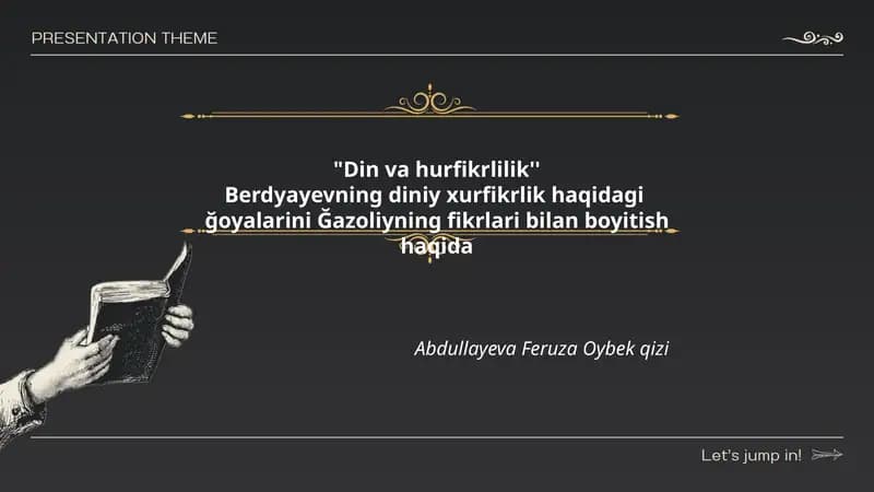 Din va hurfikrlilik