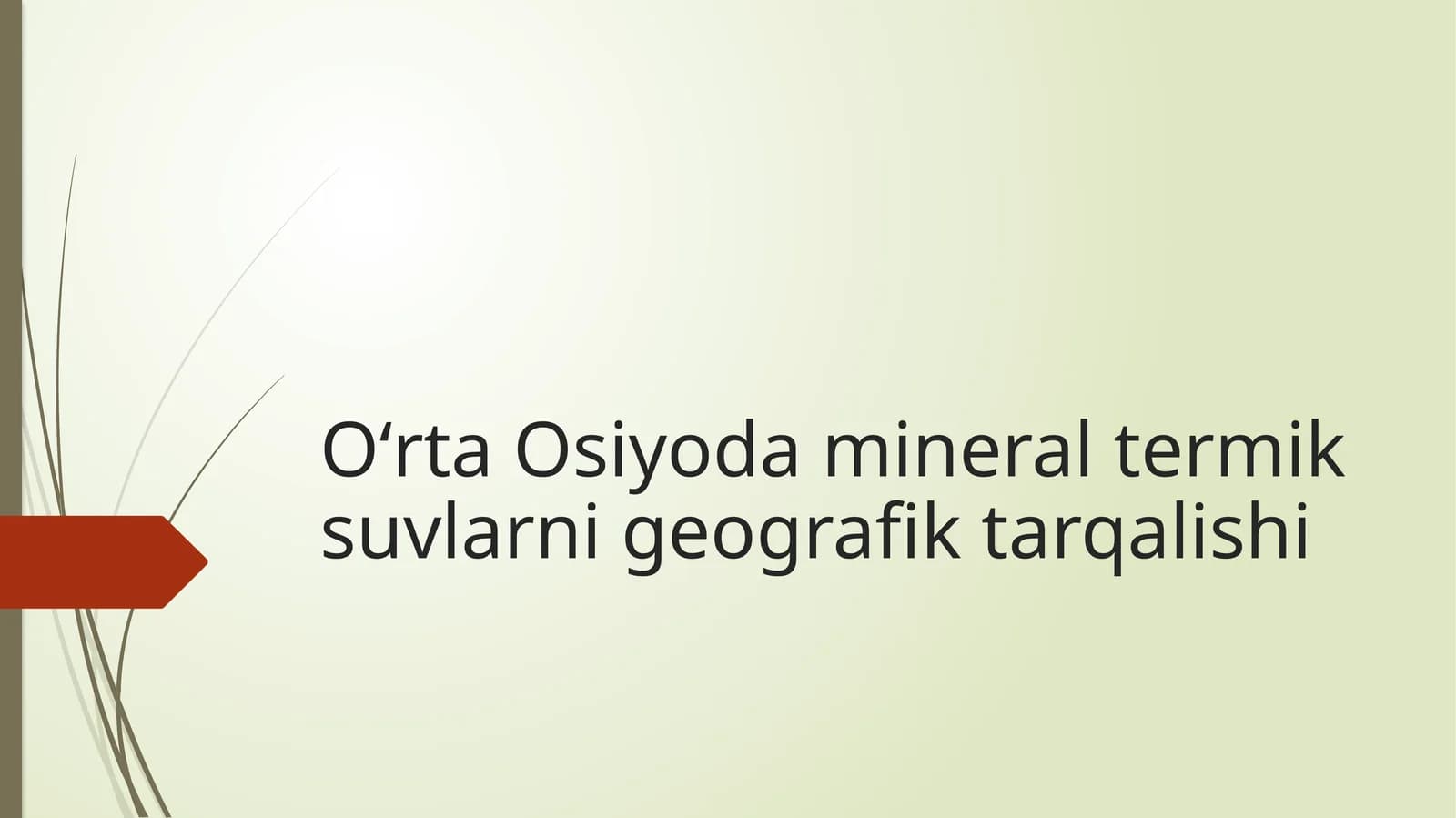 Mineral va Issiq Buloqlar