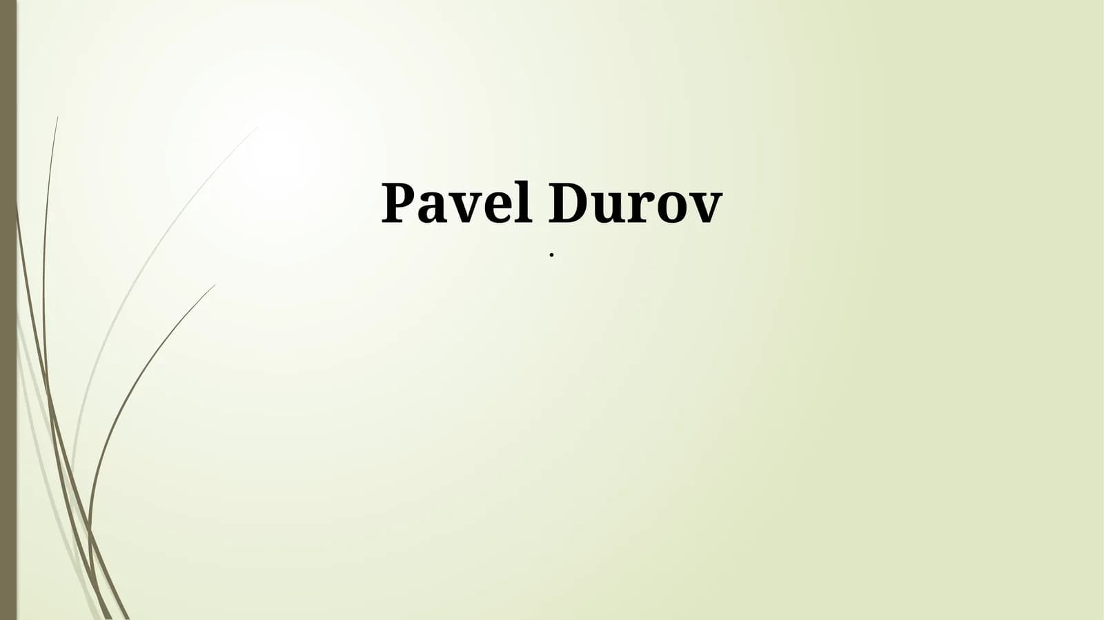 Pavel Durov. From St. Petersburg to Global Impact: The Life and Rise of Pavel Durov