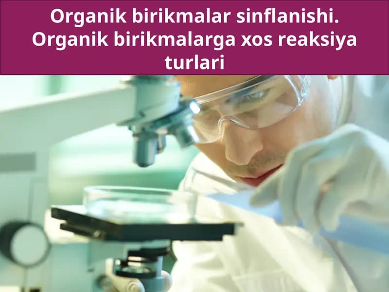 Organik birikmalar inflanishi