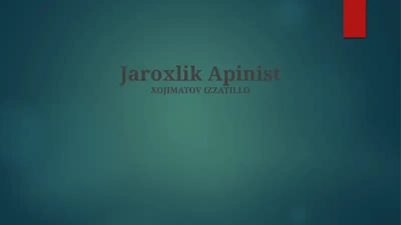 Jaroxlik Apinist