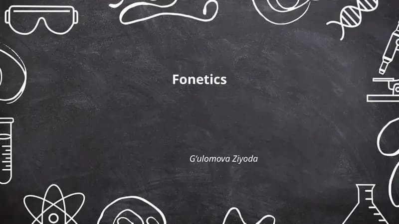 Fonetics