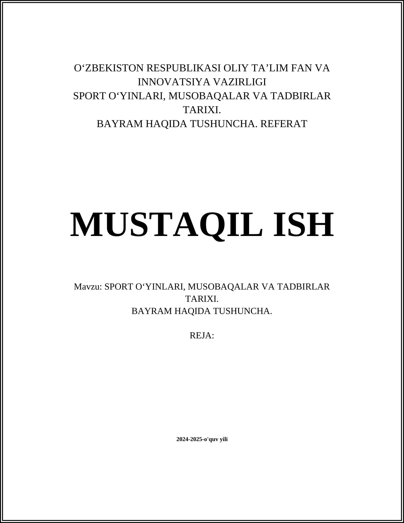 Qadimgi Olimpiya o‘yinlarining tarixi