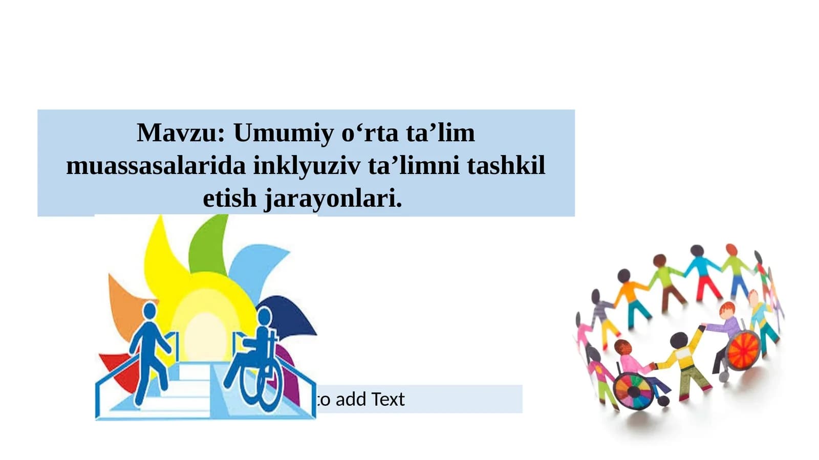 Umumiy o‘rta ta’lim muassasalarida inklyuziv ta’limni tashkil etish jarayonlari