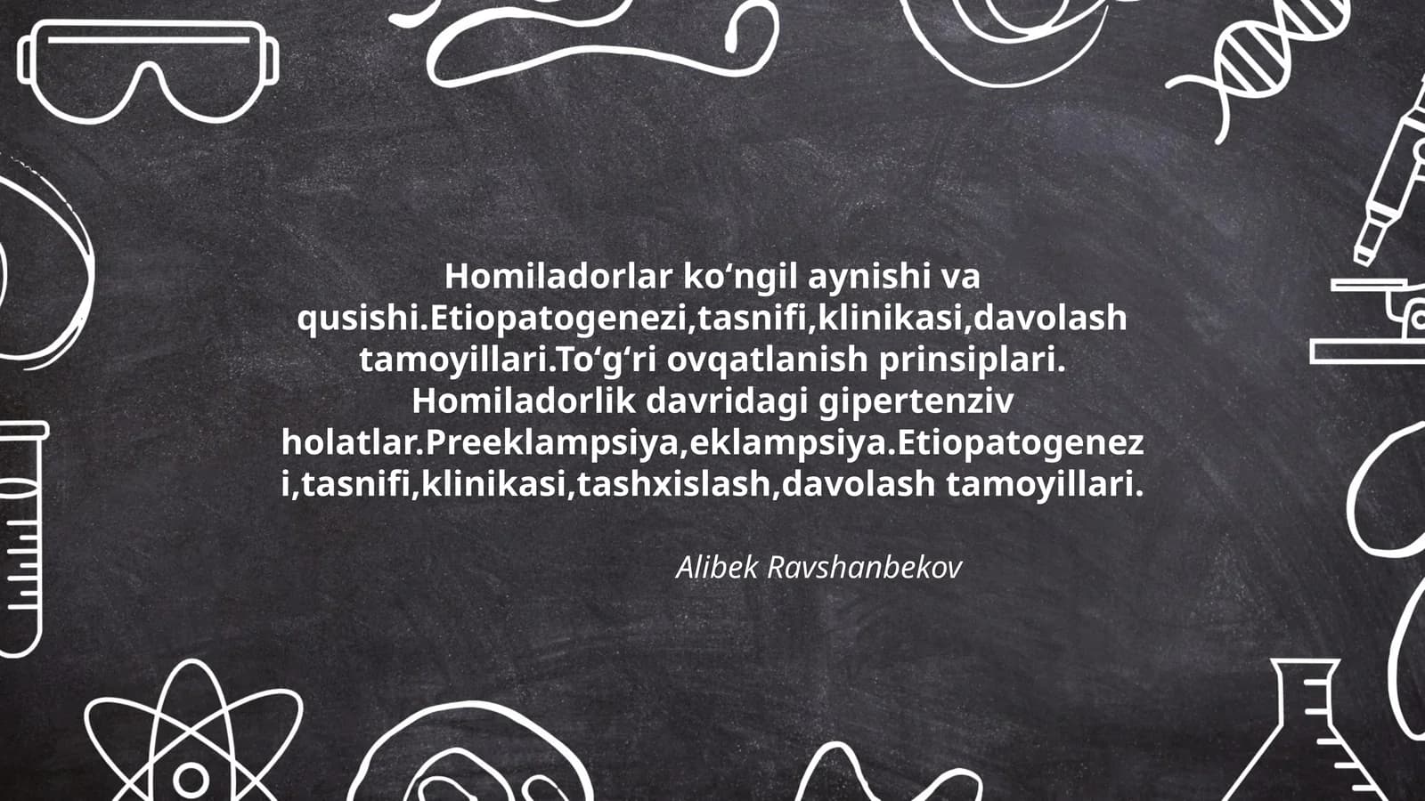 Homiladorlar ko'ngil aynishi va qusishi