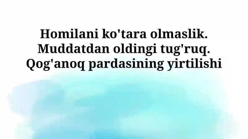 Tug'ishning imkonsizligi