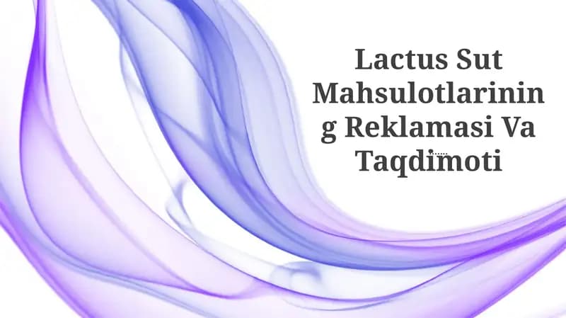 Laktus Sut Mahsulotlari Tarixi