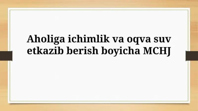 MChJning huquqiy jihatlari va talablari