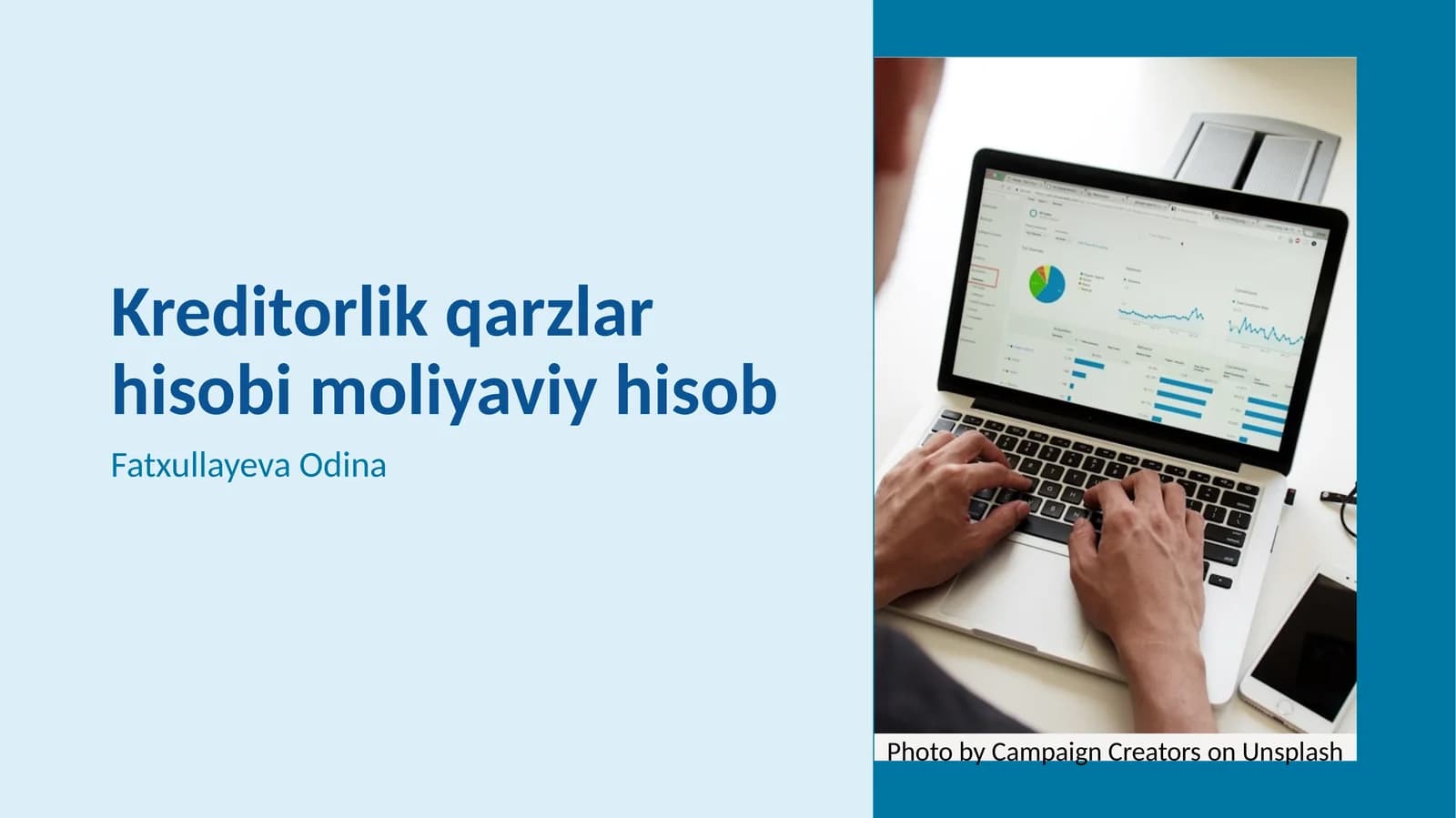 Kreditorlik qarzlar hisobi moliyaviy hisob