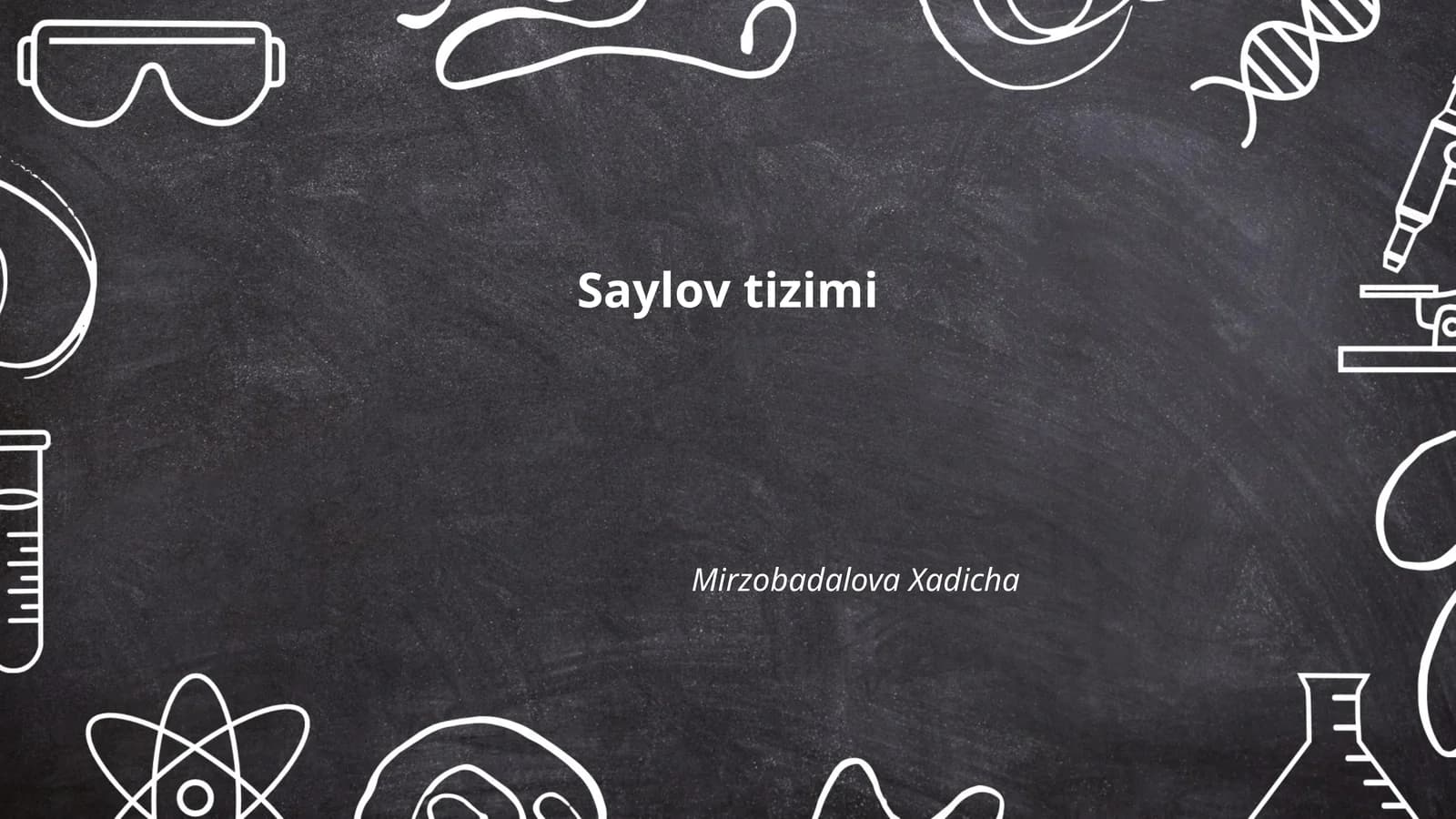 Saylov tizimi
