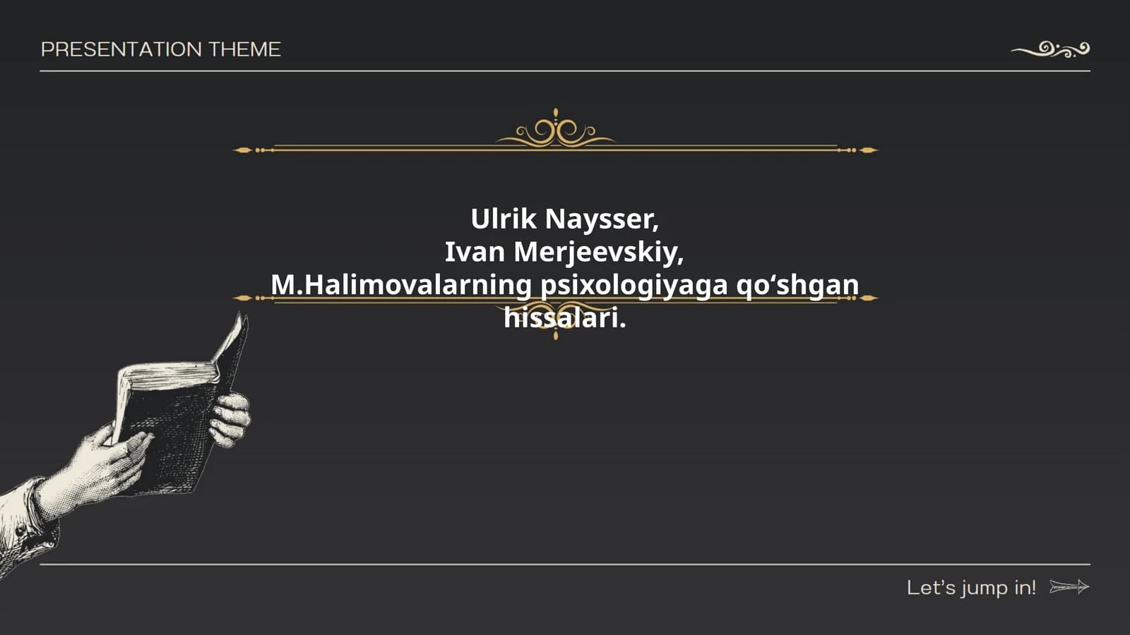 M.Halimovalarning psixologiyaga qoʻshgan hissalari