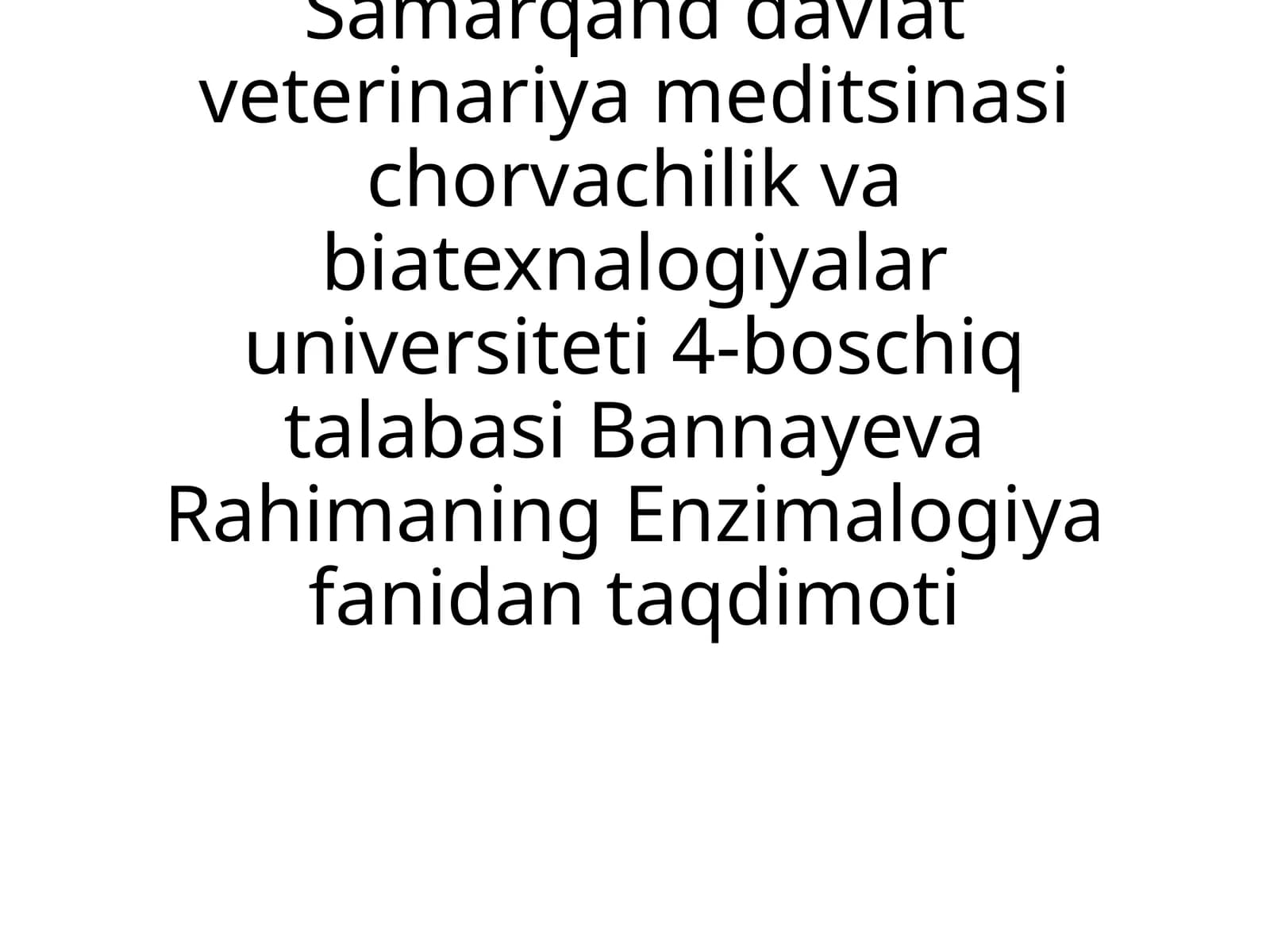 Fermentlar klassifikatsiyasi nomenklaturasi