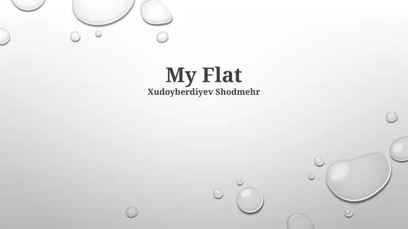 My Flat