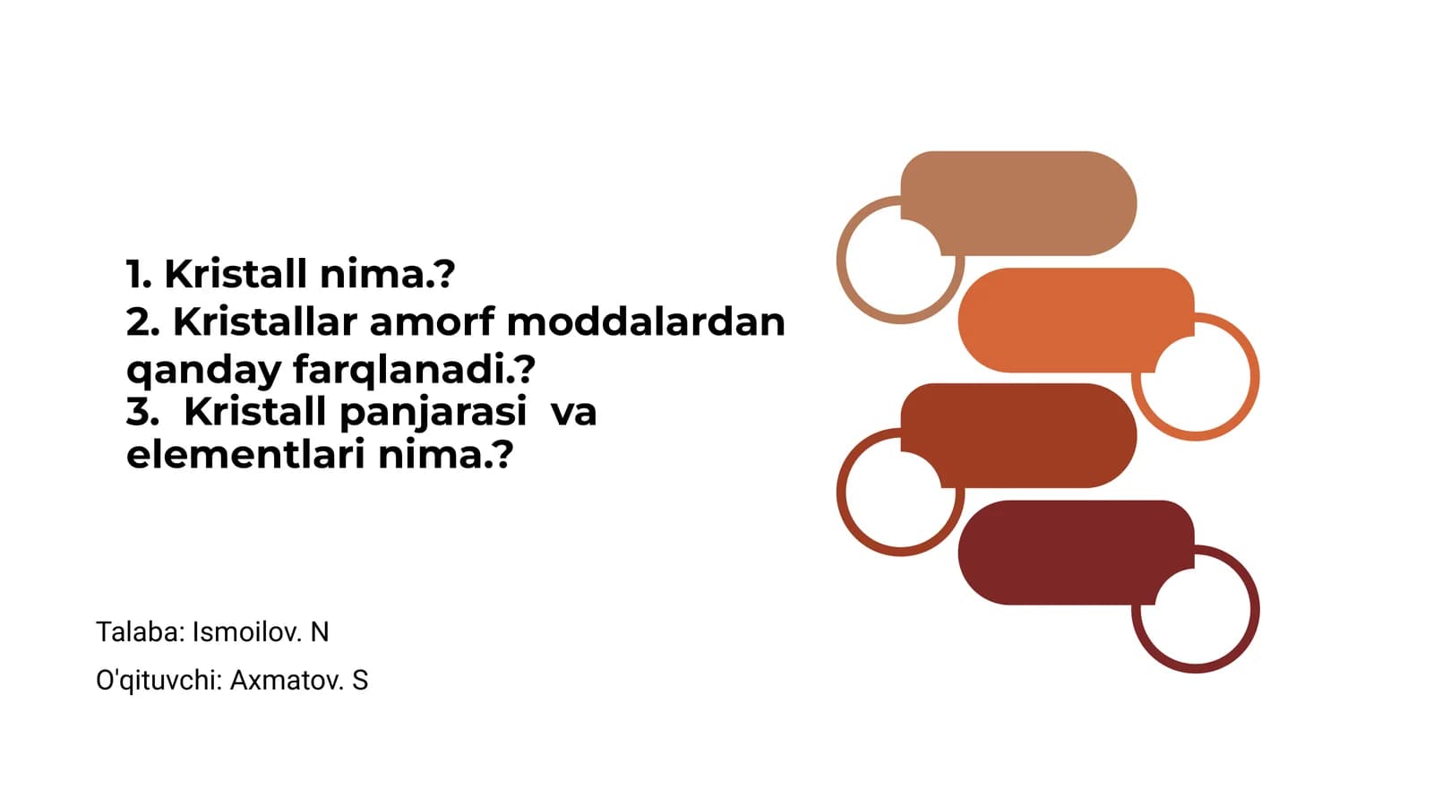 Kristall nima.?