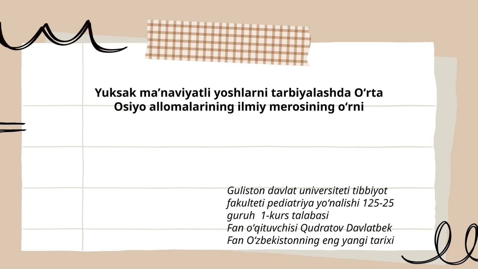 Oʻzbekistonning eng yangi tarixi