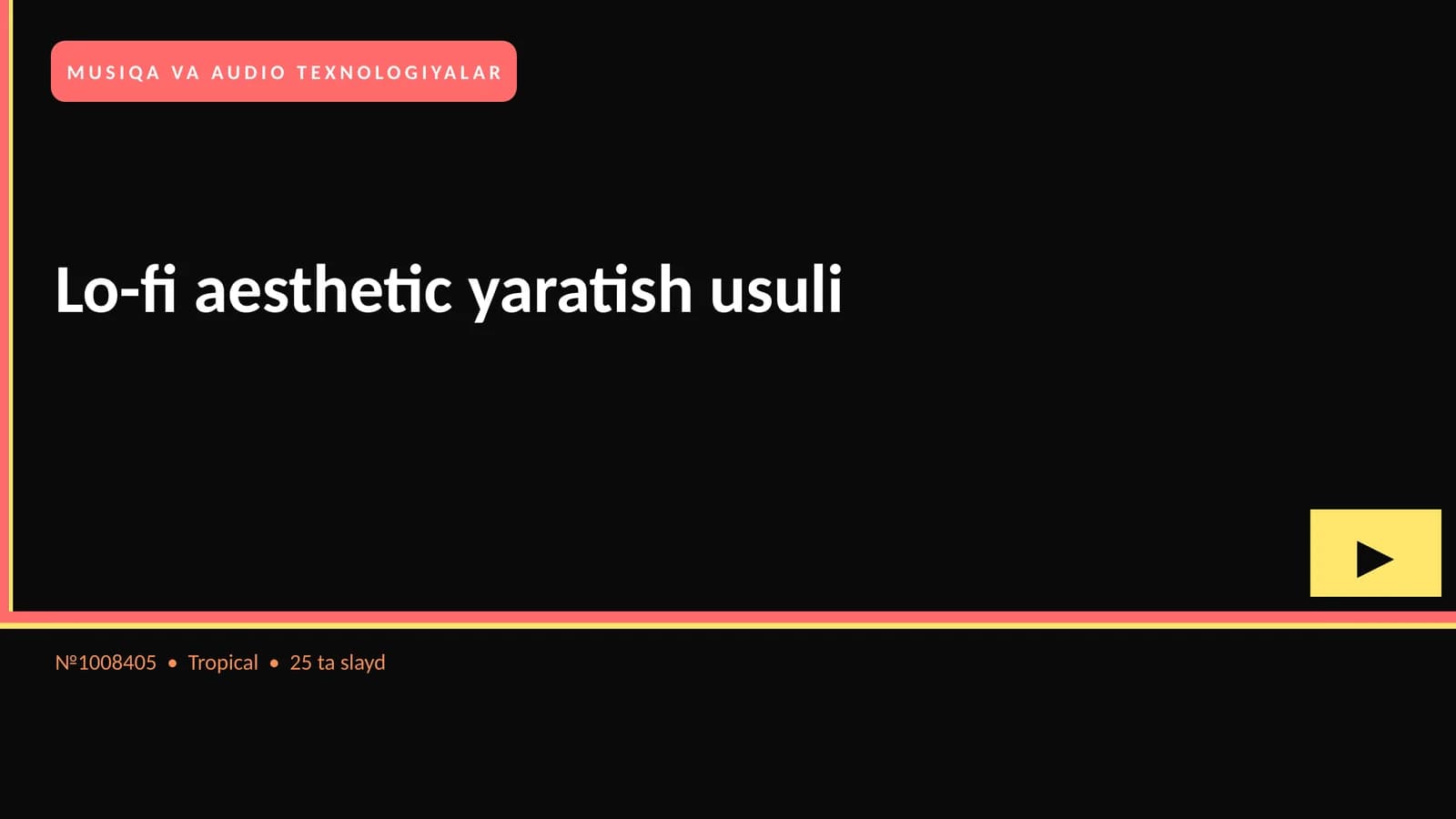 Lo-fi aesthetic yaratish usuli