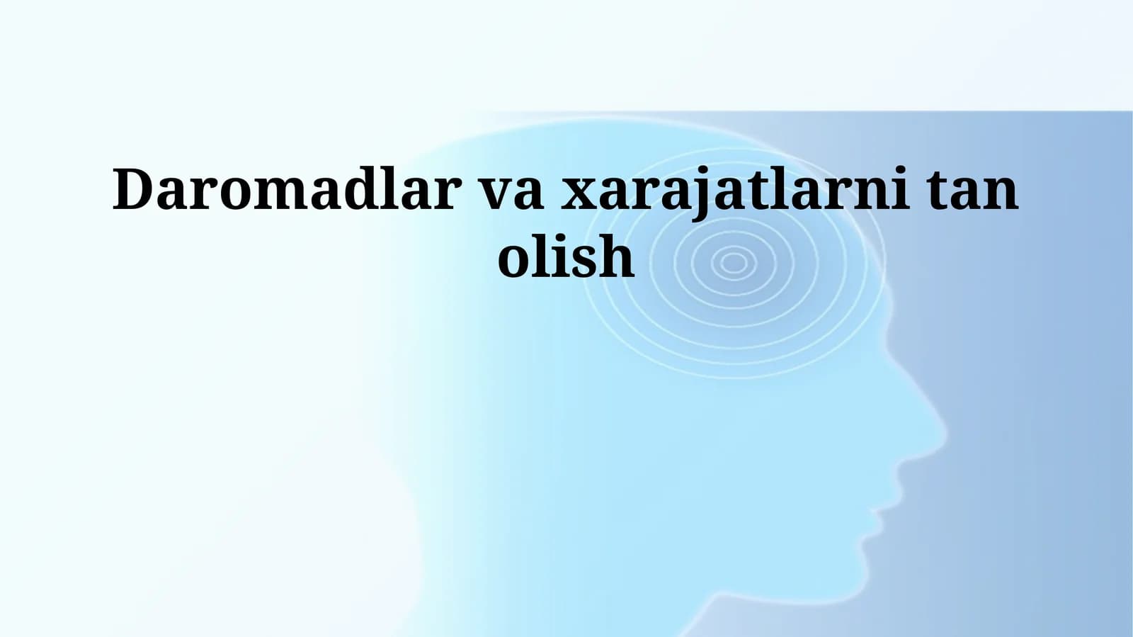 Daromadlar va xarajatlarni tan olish