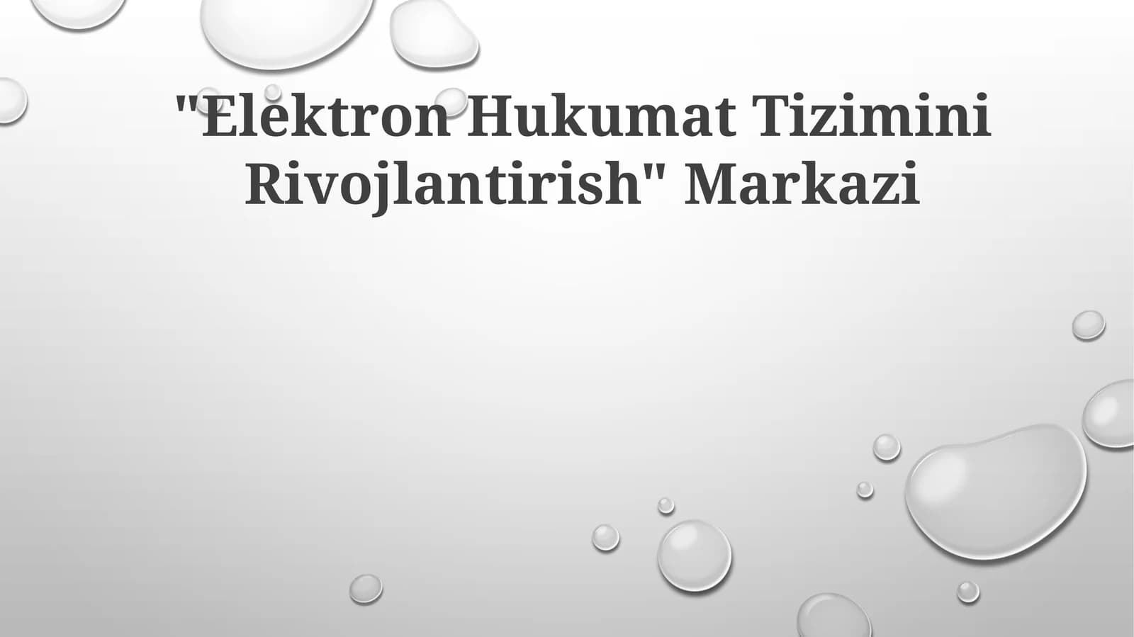 Elektron Hukumat Tizimini Rivojlantirish Markazi
