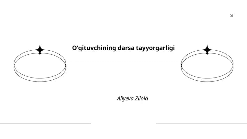 Oʻqituvchining darsa tayyorgarligi