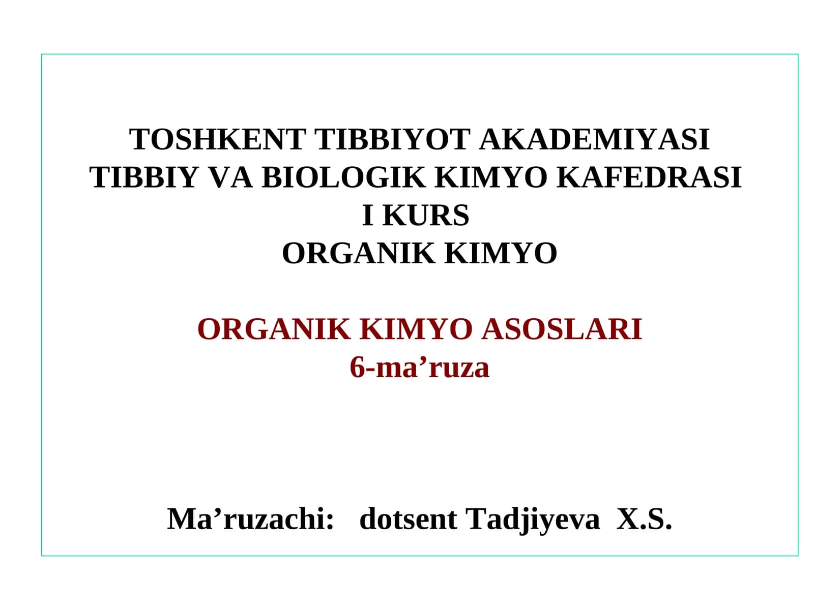 Kursorganik Kimyo Organik Kimyo Asoslari