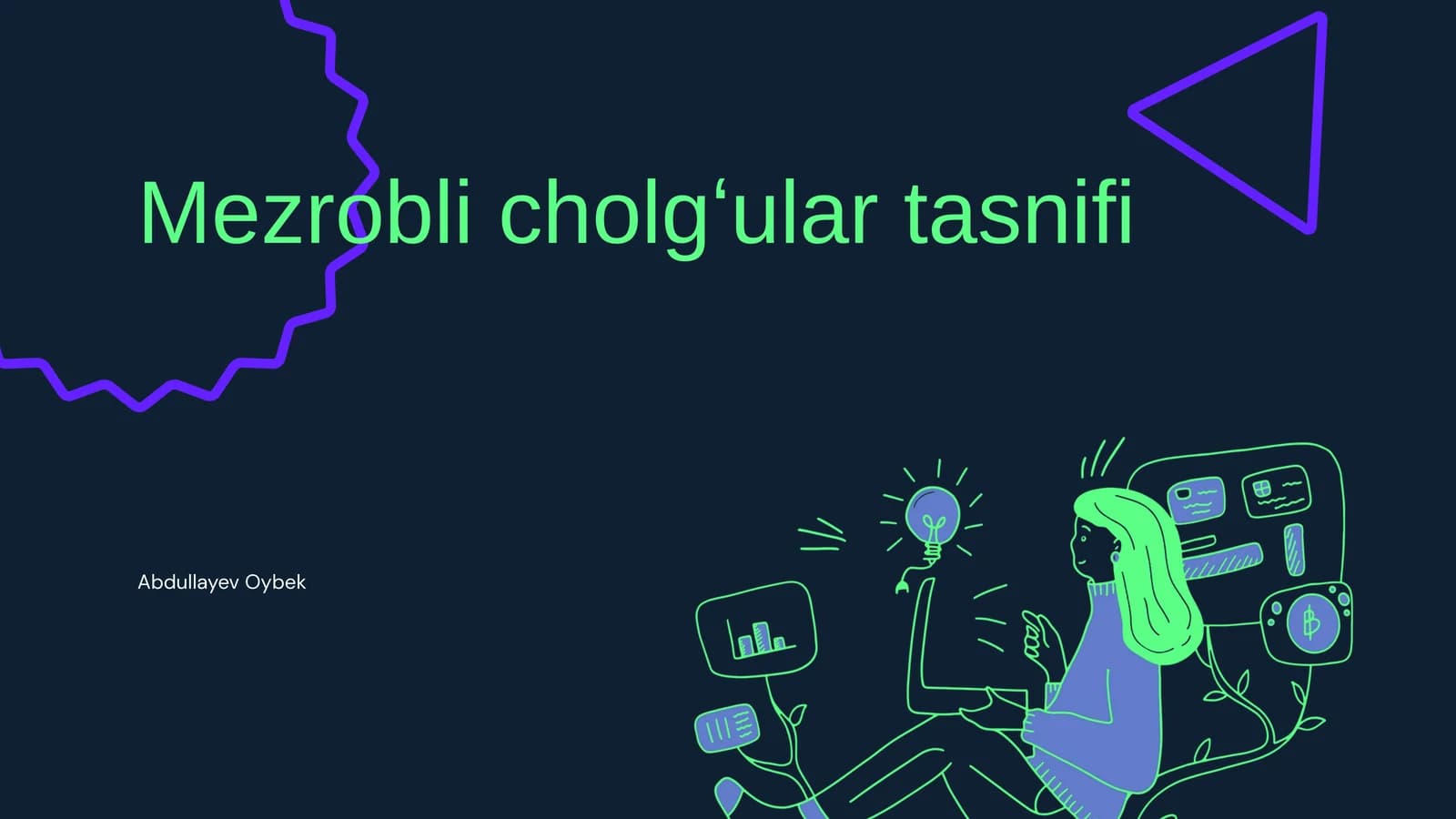 Mezrobli cholgʻular tasnifi