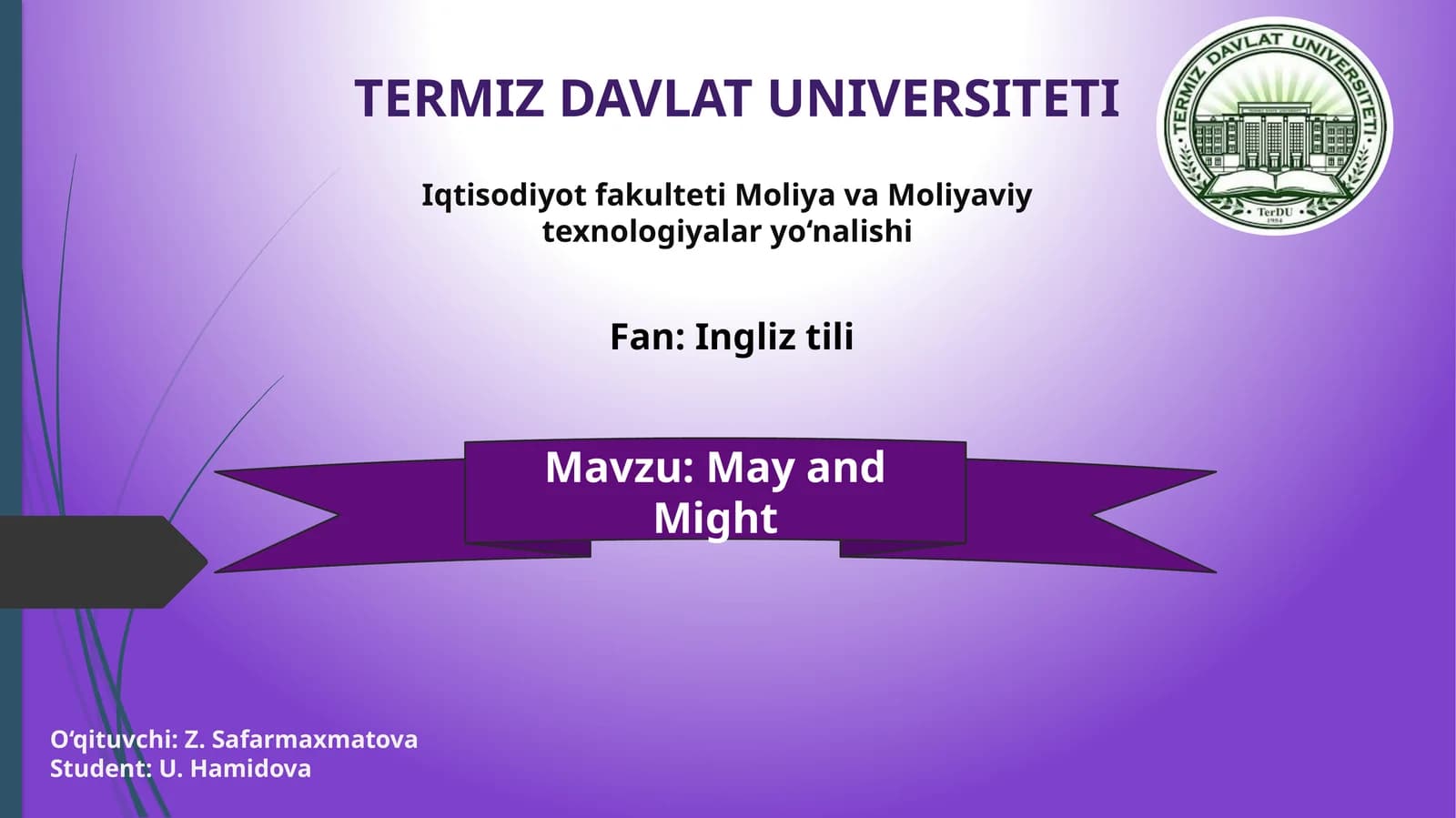 May and Might
