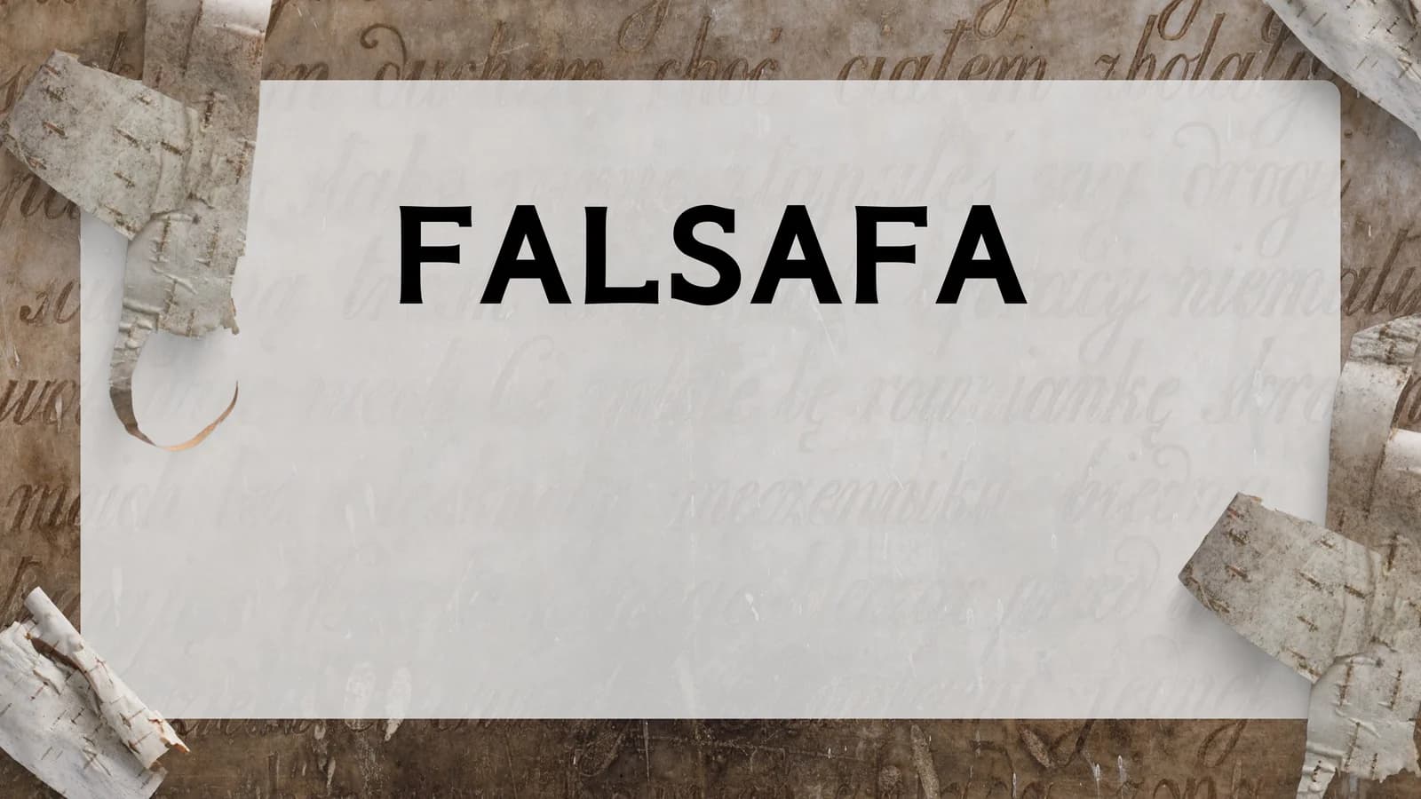 INSON FALSAFASI