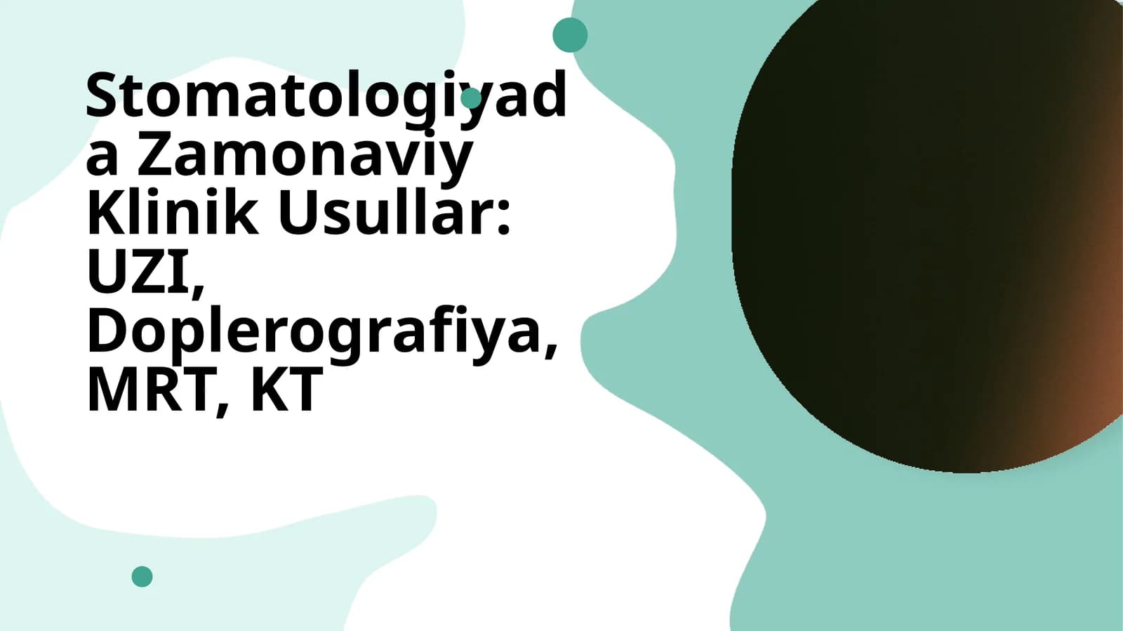 Zamonaviy Klinik Usullar: UZI, Doplerografiya, MRT, KT