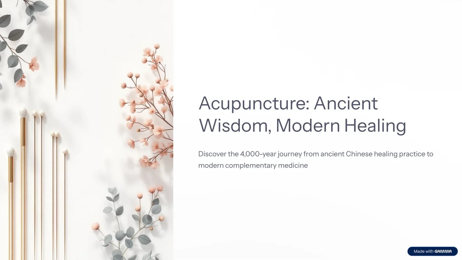 The Roots of Healing: A 4,000-Year Journey