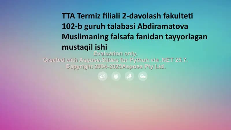 Amir Temur davri falsafiy qarashlari