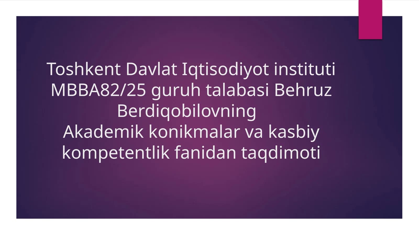 Ta’lim jarayonida kommunikativ kompetensiya