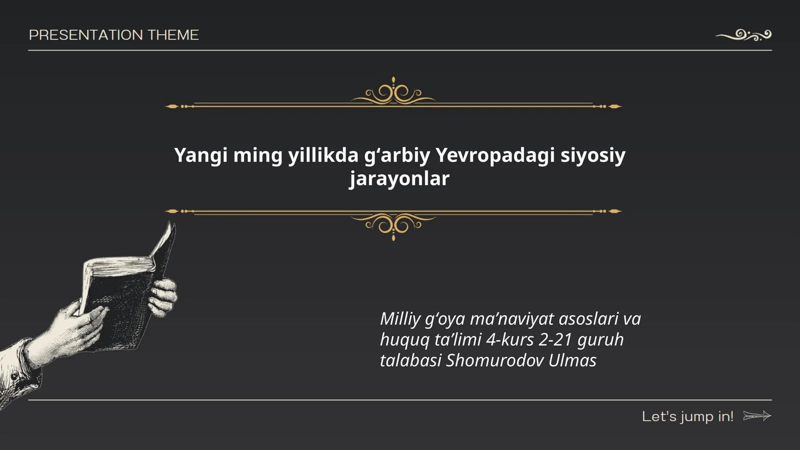 Yangi ming yillikda gʻarbiy Yevropadagi siyosiy jarayonlar