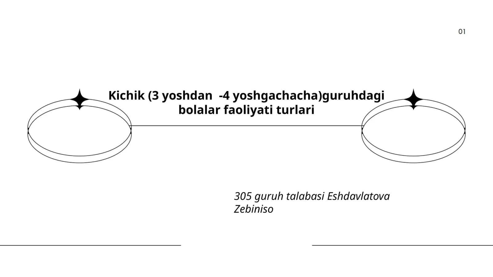 Kichik (3 yoshdan -4 yoshgachacha)guruhdagi bolalar faoliyati turlari