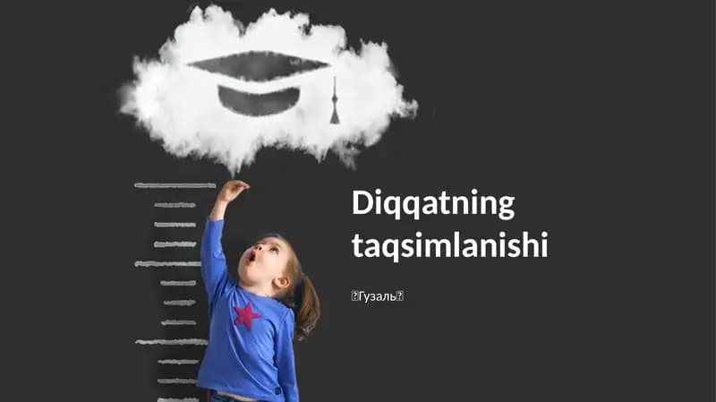 Bolalarda Diqqat Davomiyligi