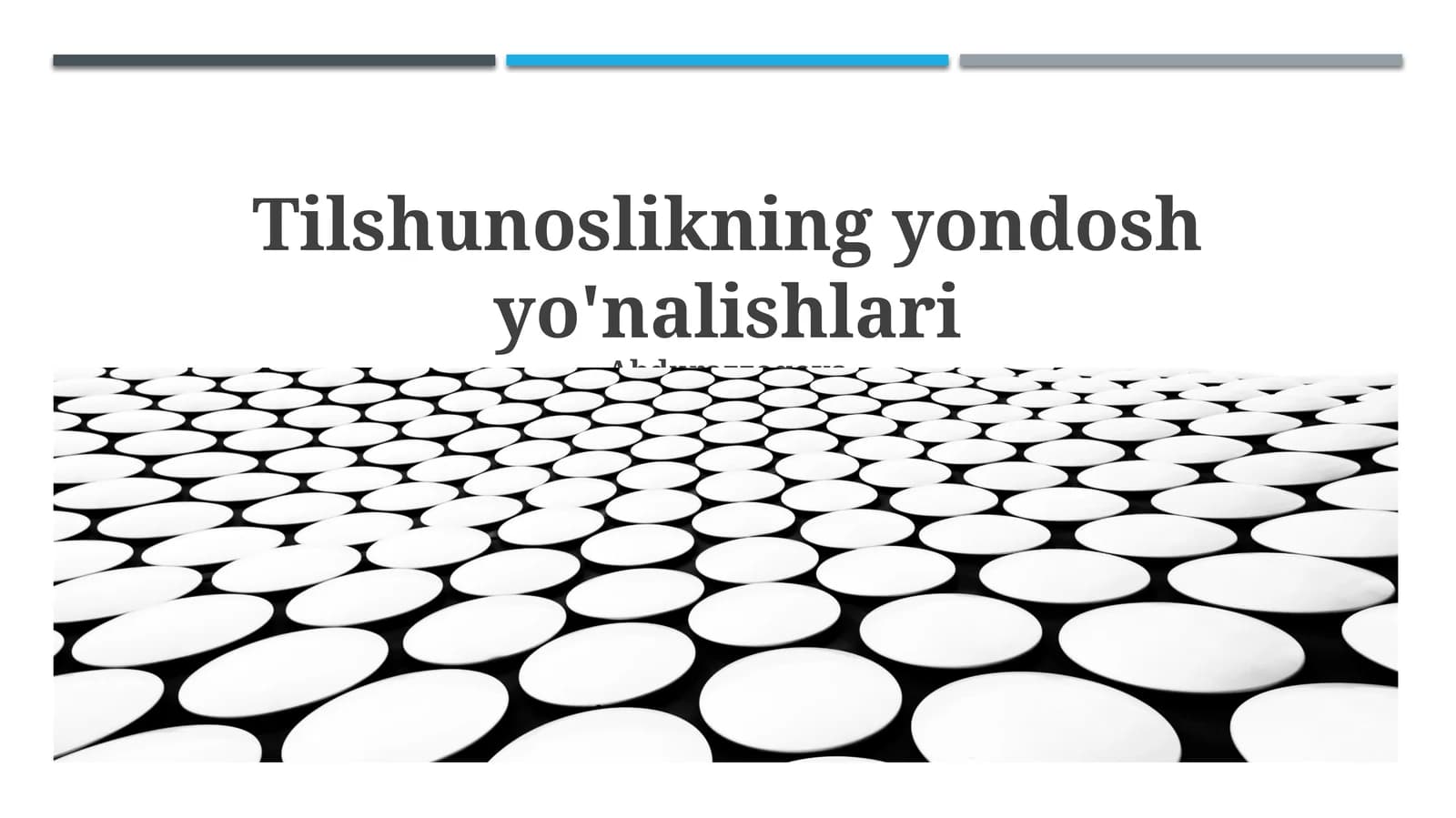 Tilshunoslikning yondosh yo'nalishlari