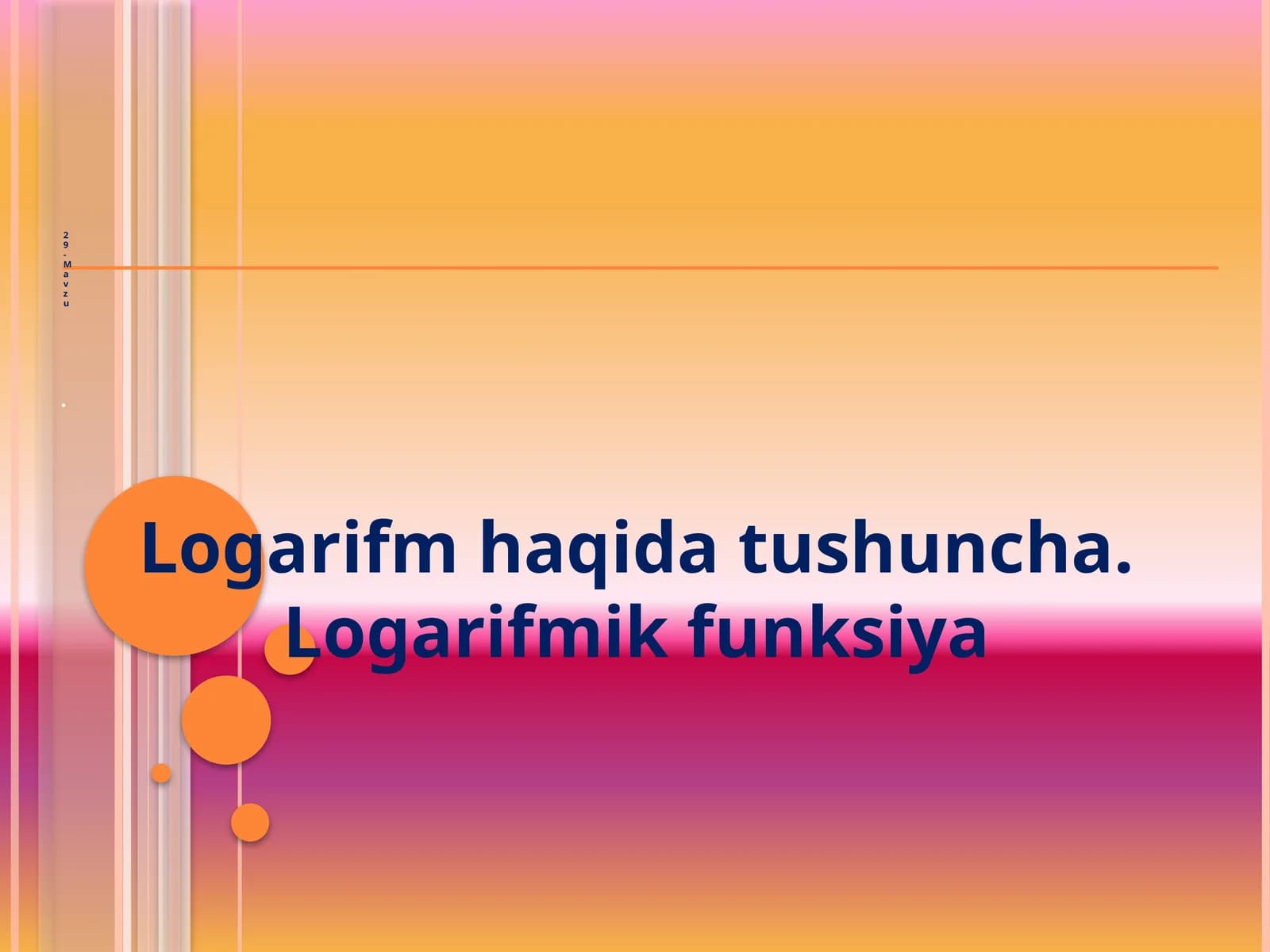 Logarifmik funksiya