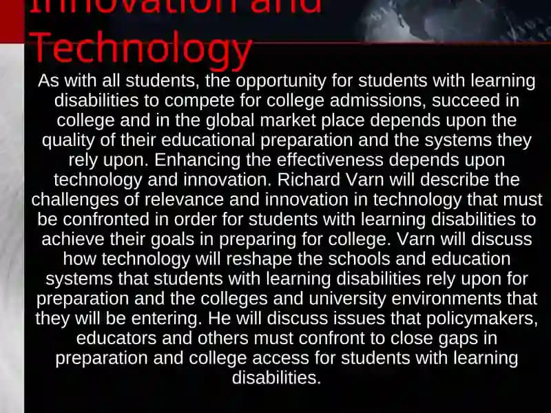 Innovation and Technology