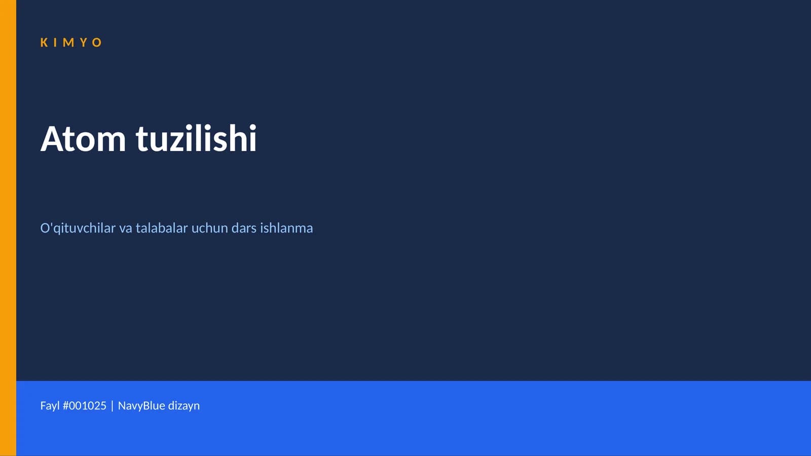 Atom tuzilishi