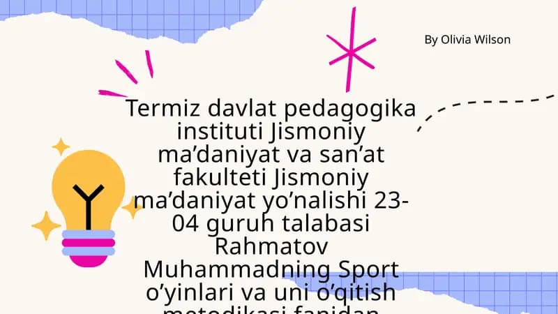 sport oʻyinlarini oʻqitishda pedagogik texnologiyalarni qoʻllash usullari