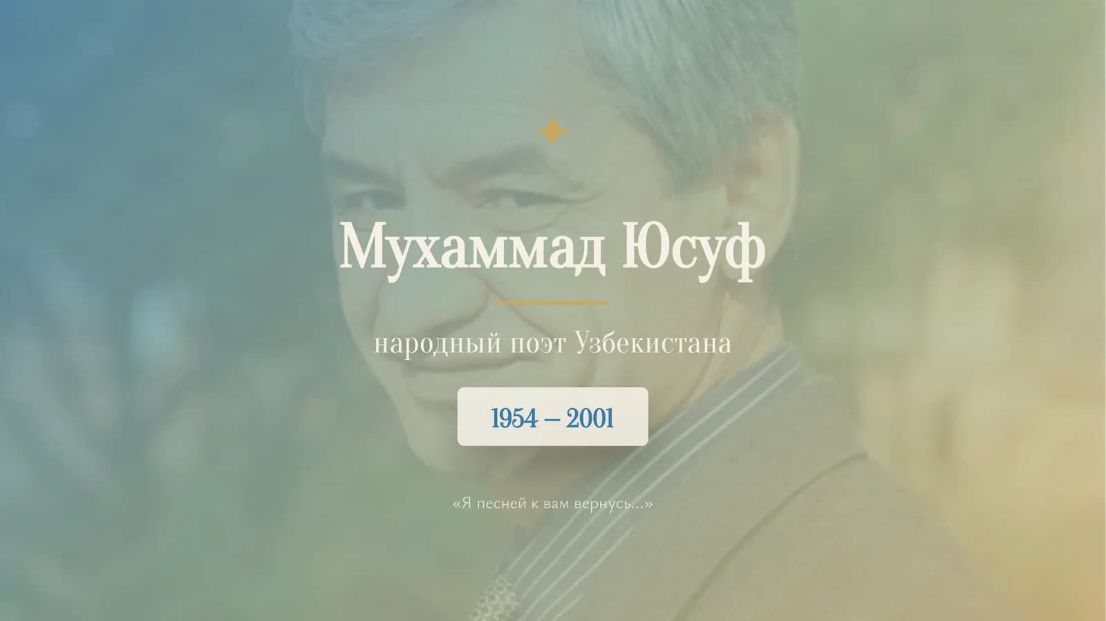 muhammad yusuf haqida taqdimot rus tilida