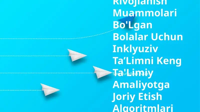 Inklyuziv Ta’lim Algoritmlari
