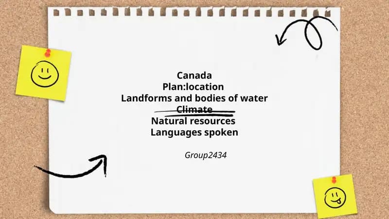 Canada Geography Study Guide