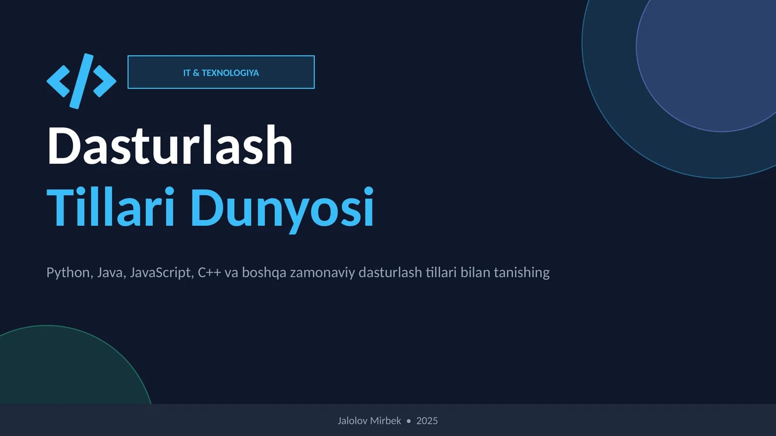 Dastur Tillari Dunyosi