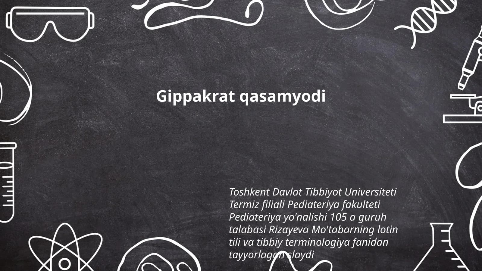 Gippakrat qasamyodi