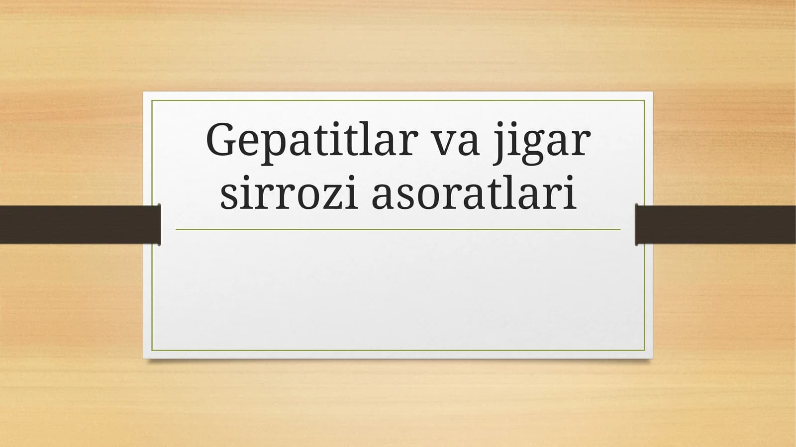 Gepatitlarva jigarsirroziasoratlari