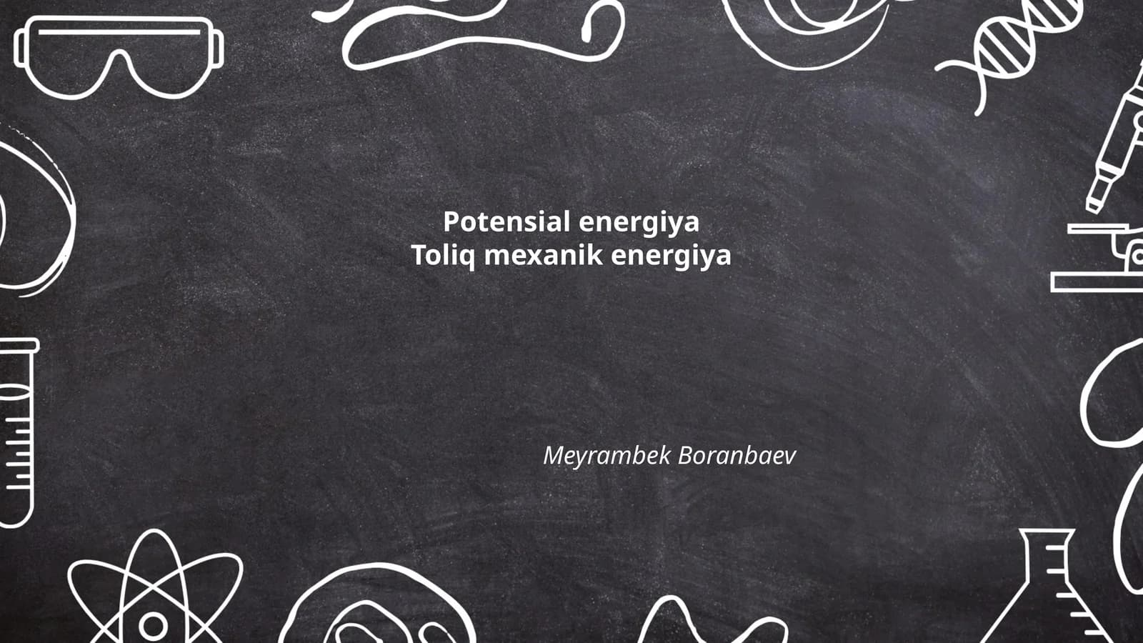 Potensial energiya